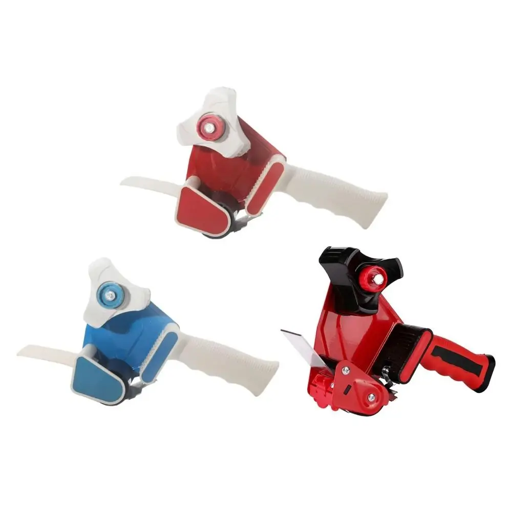 7.5cm Width Sealing Tape Holder Comfortable Handle Heavy Duty Roller Tape Dispenser Ergonomic Handheld Packer Roller Tape Cutter
