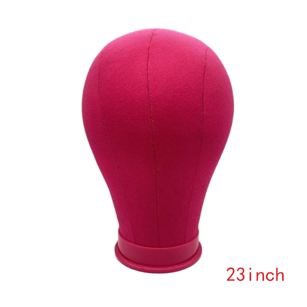 Training Mannequin Head Canvas Block Head Display Styling Canvas Wig Head Stand Wig Stand Tripod with Head Free Get Wig Install