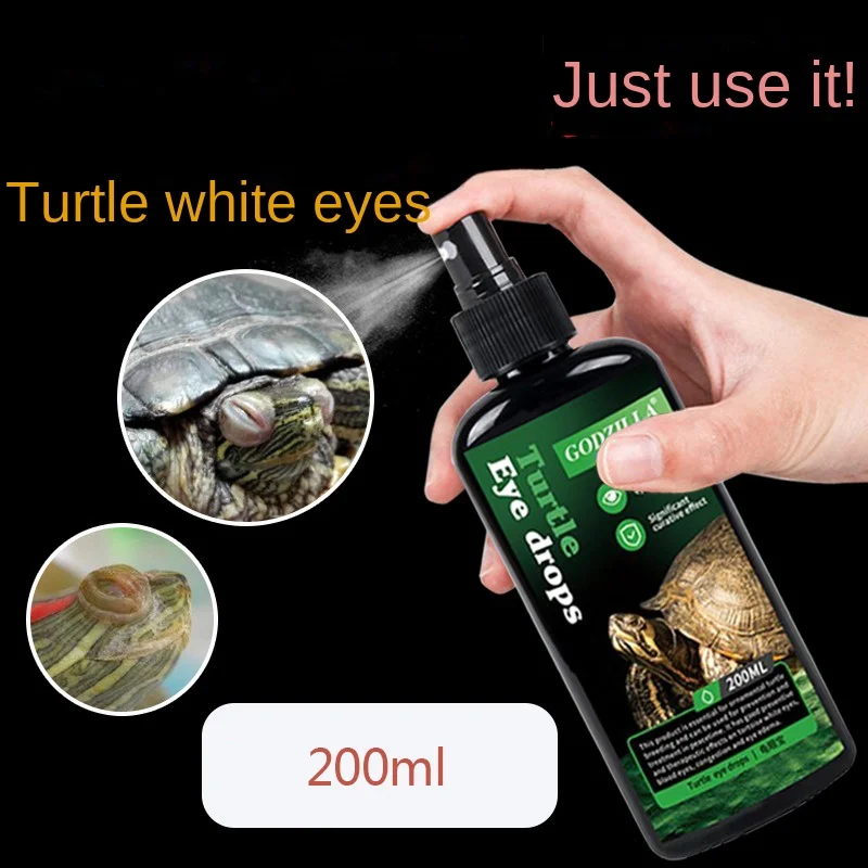 

Turtle white eye special eye swollen general rot skin rotten armor floating water turtle protection liquid 200ml