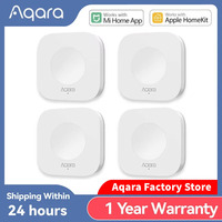 Aqara Mini Wireless Switch Zigbee Connection Versatile 3-way Control Button For Smart Home Devices Compatible With Apple HomeKit