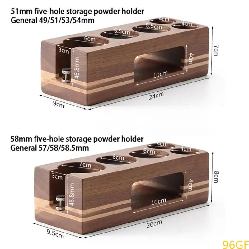 96GF Coffee Tamper Mat Station Stand Portafilter Holder Support Base Rack