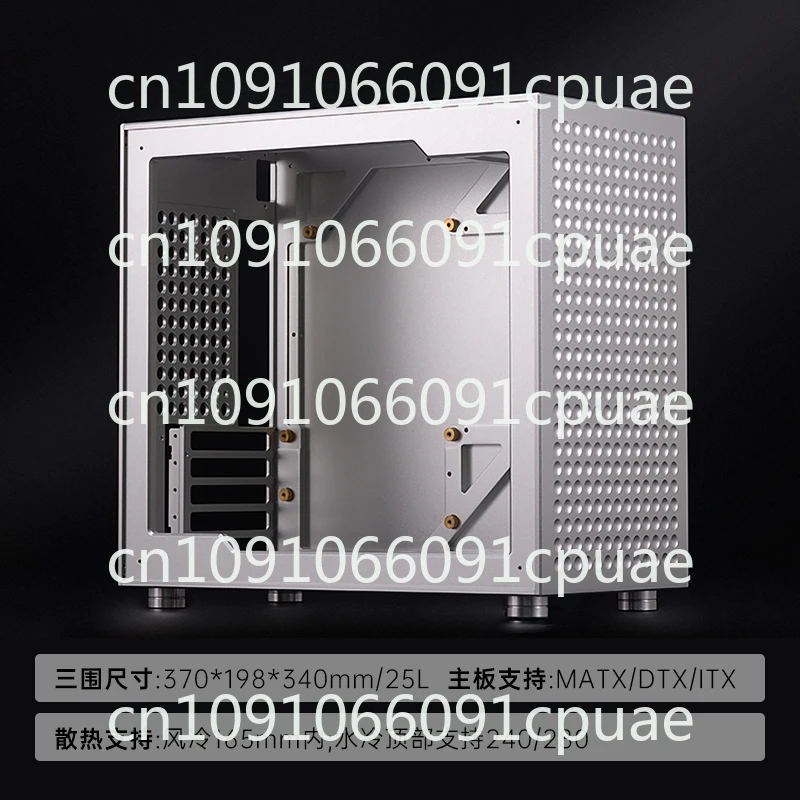 DENG All-aluminum ITX MATX Chassis M25 Water-cooled Air-cooled, Medium Tower, Aluminum Alloy Chassis