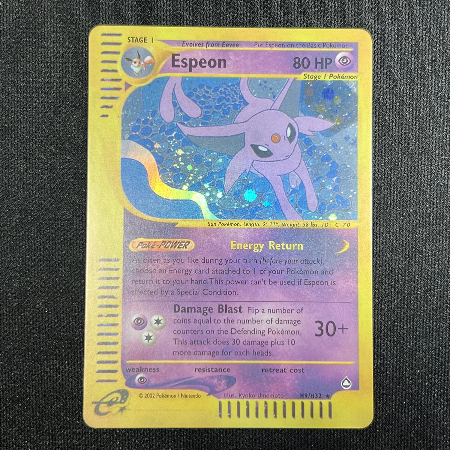 PTCG-Juego de tarjetas Flash de lámina, 1er juego, PKM, Lugia, aquápatas, Gengar, Mewtwo Expedition(EX), Charizard, juego clásico coleccionable, Gyarados