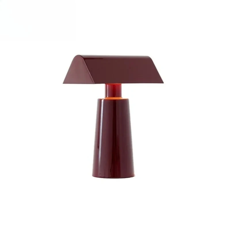 Atmosphere Camping Portable Desk Lights Danish Caret MF1 Pyramid Wireless Charging Table Lamp with Touch Switch Bedroom Bedside