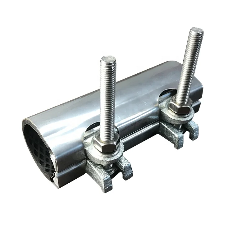 

Adjustable Size Flex Type SS304 Pipe Fitting SS Oil Repair Clamp Broken Leaking Pipeline