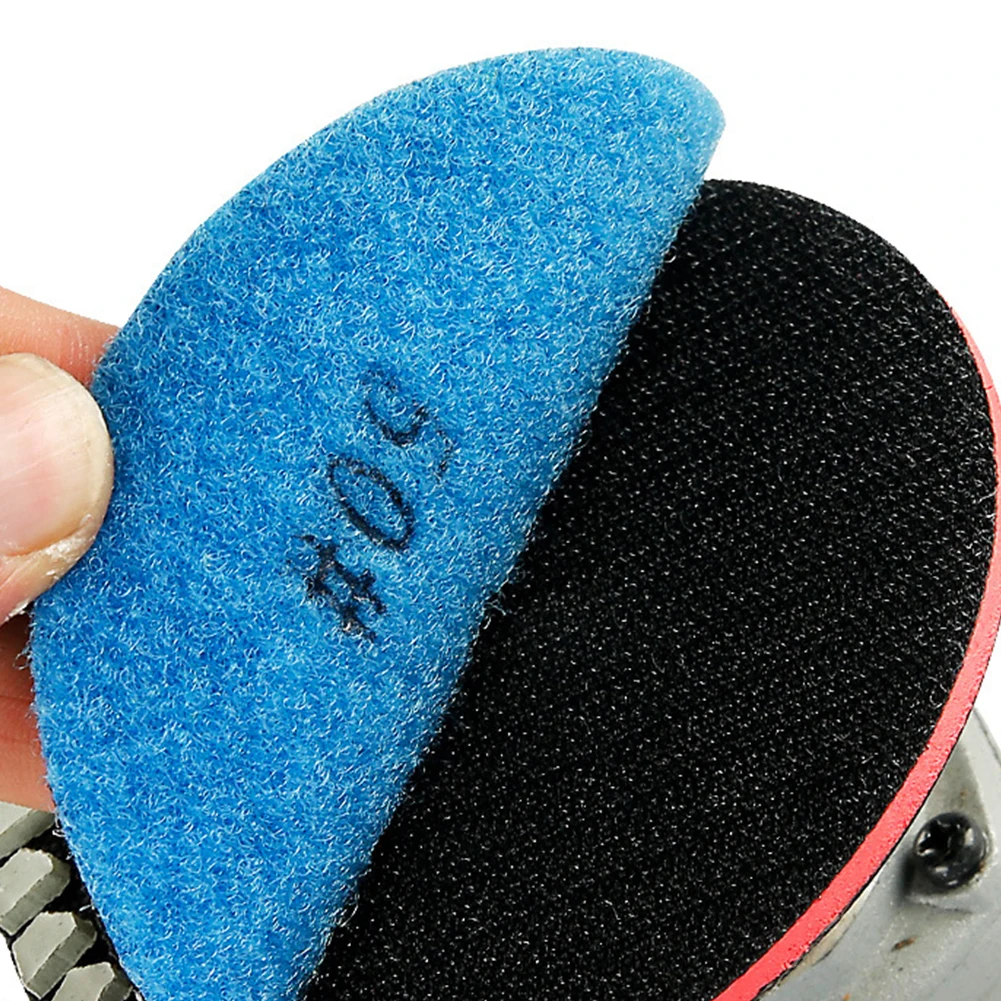 

New Pad Dry Polishing Pad Discs Grinding Wheel Dry Polishing Emery Quick Speed Smooth Polishing Garden Home Office