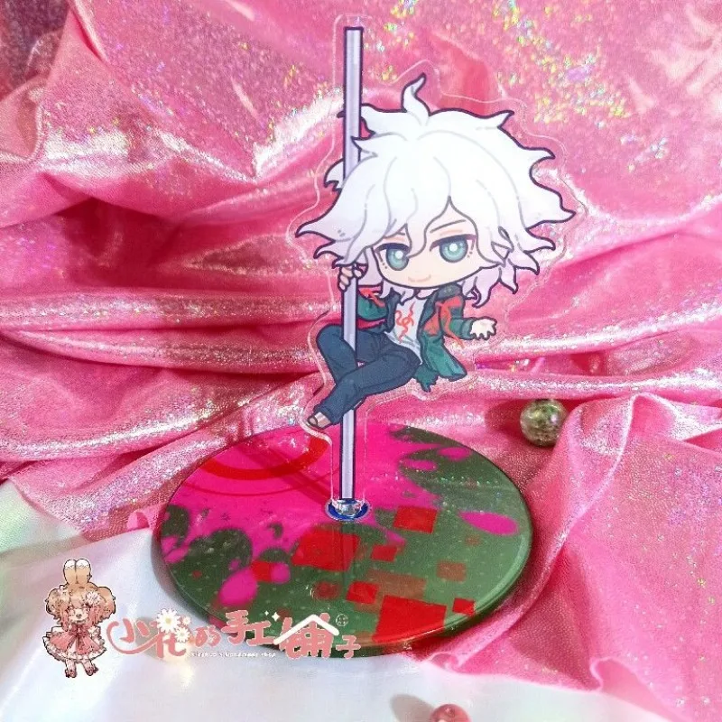 Komaeda Nagito Anime Men Figures Stand Rotate Danganronpa Anime Model Action Figure Ornament Kids Friends Fashion Gift Cos Toys