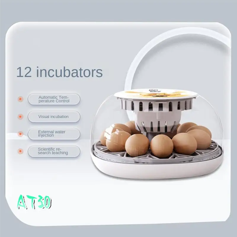 

Egg Incubator With Auto Egg-Turning, Auto Water Refill, For Hatching Chicken Pigeon EU Plug-AT30
