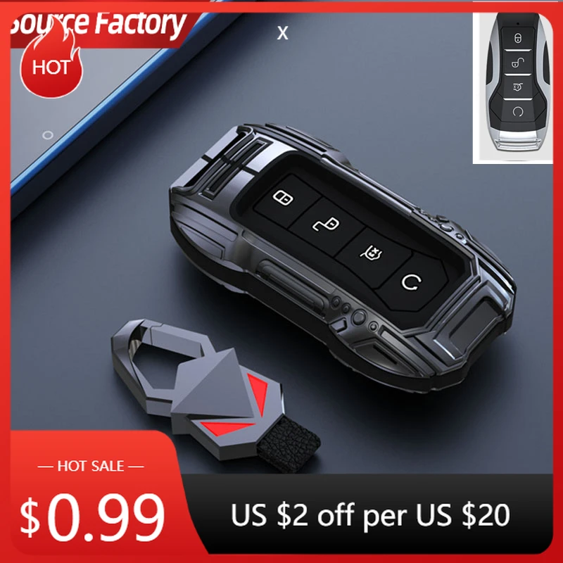 

Car Stickers Accessories For BYD Song Plus Atto 3 Han EV Tang DM Qin Seal Dolphin Zinc Alloy Silicone Key Case Holder Cover