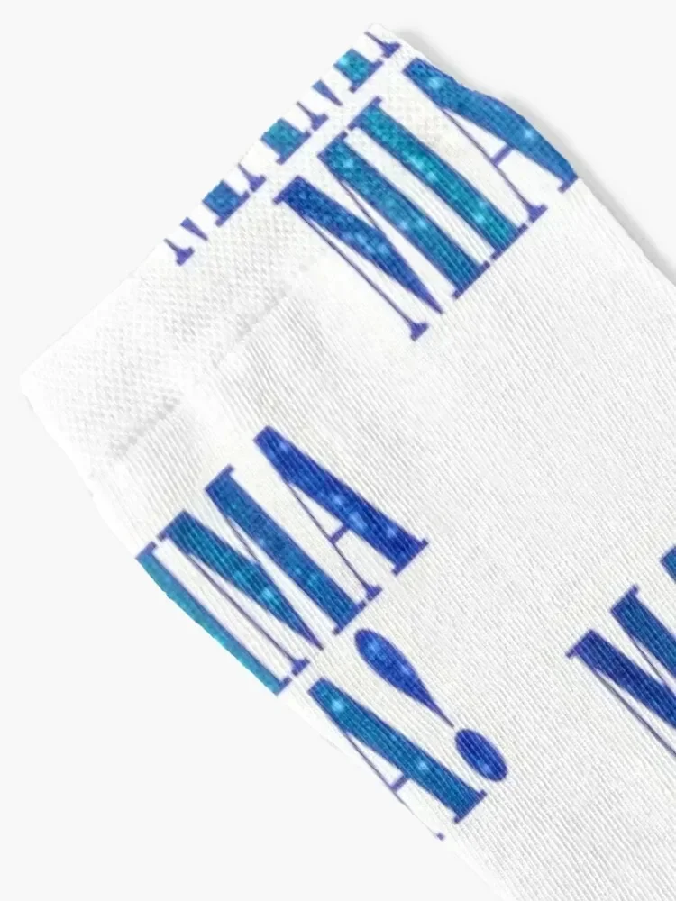 Broadway Musical MammaMia Sticker/ Shirt Socks with print Wholesale Novelties Socks For Girls Men's