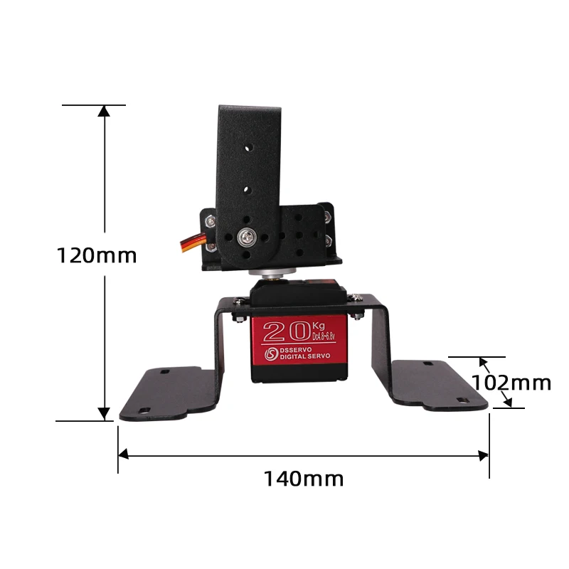 2 DOF вращающийся робот-манипулятор из металлического сплава, механический карданный комплект для робота Arduino с программируемым управлением MG996 Ps2, Комплект «сделай сам»
