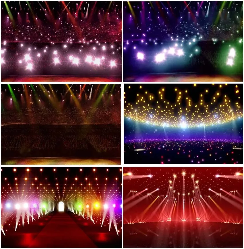 Music Concert Stage Spotlight Backgrounds Photographic For Happy Birthday Party Adult Portrait Banner Poster Supplies Backdrops