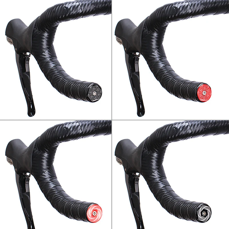 RISK 1Pair Bike Handlebar Ends Aluminum Bicycle Grip End Cap MTB Road Bike Foldable Bicycle Handle Bar Plug Cycling Accessories