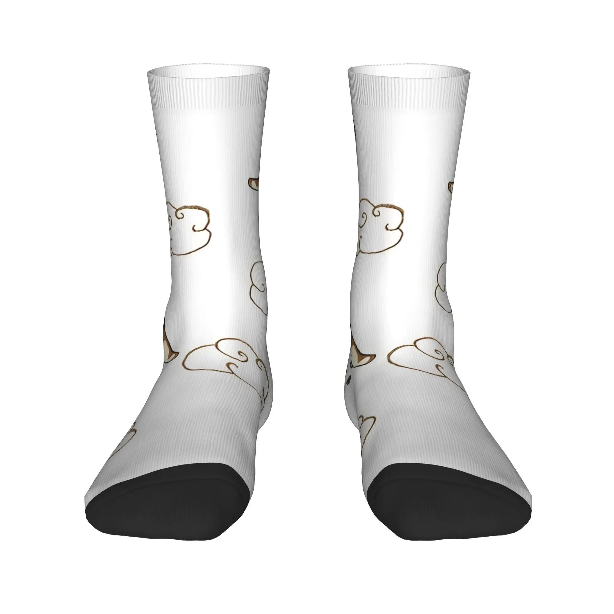 سعيد أبا الرمزية آخر جوارب Airbender الجرافيك الرجعية الجوارب الخريف عدم الانزلاق الجوارب الرجال في الهواء الطلق لينة تنفس الجوارب