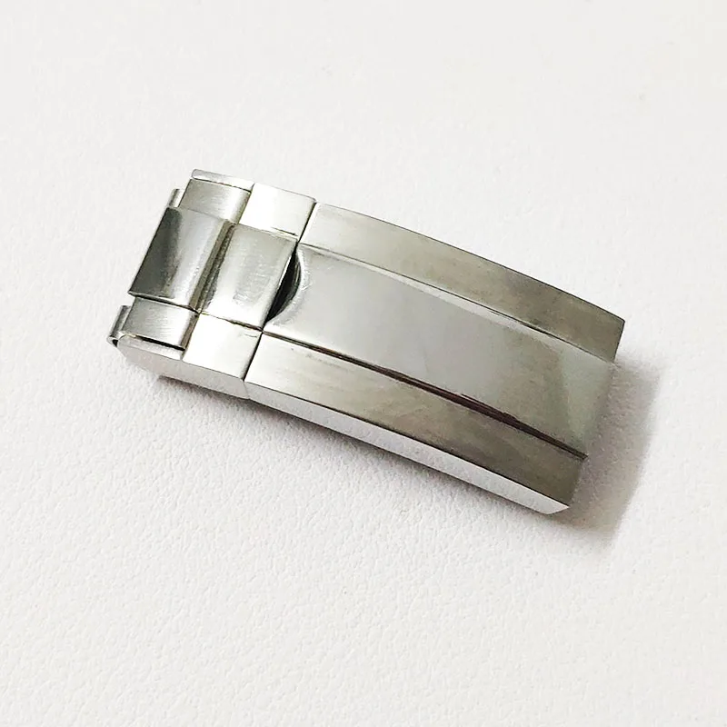 18Mm Opvouwbare Veiligheidsgesp Massief 316l Roestvrij Staal Past 20Mm Brede Yachty Dtn Horloges Rubber Of Metalen Bandjes Gesp Accessoires