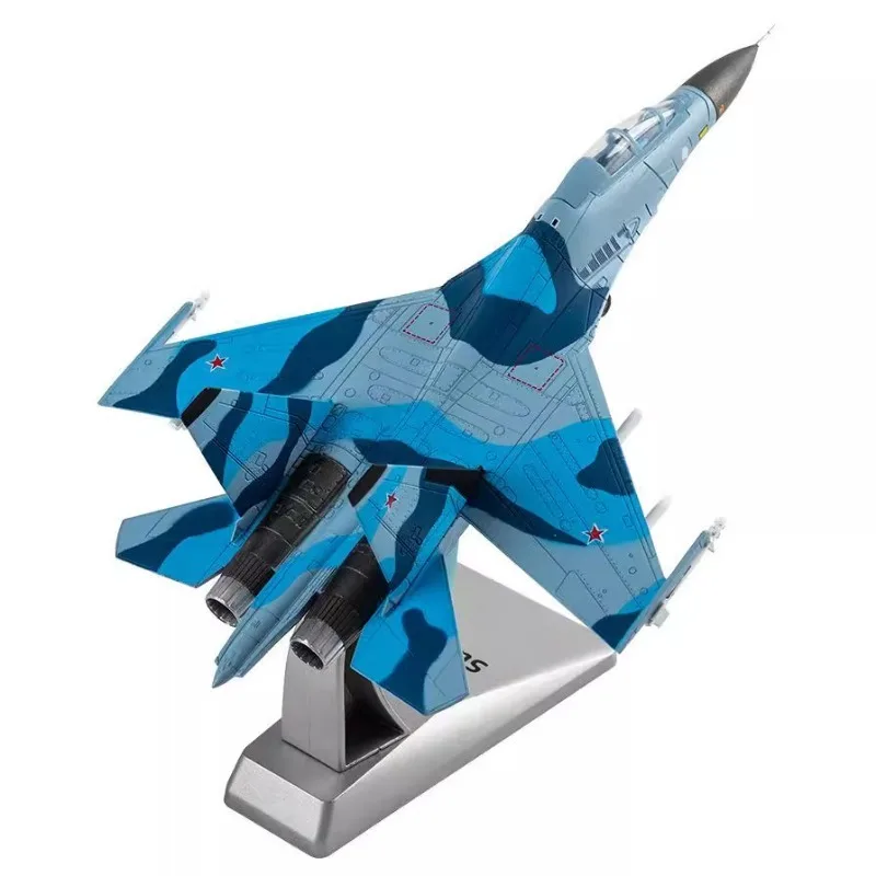 Hustý stuff:1:100 simulace slitina su-27, su-30, su-35 letadlo modelka, displej sbírání, kawaii děti hraček, zábavný dar skříňka, modelka auto