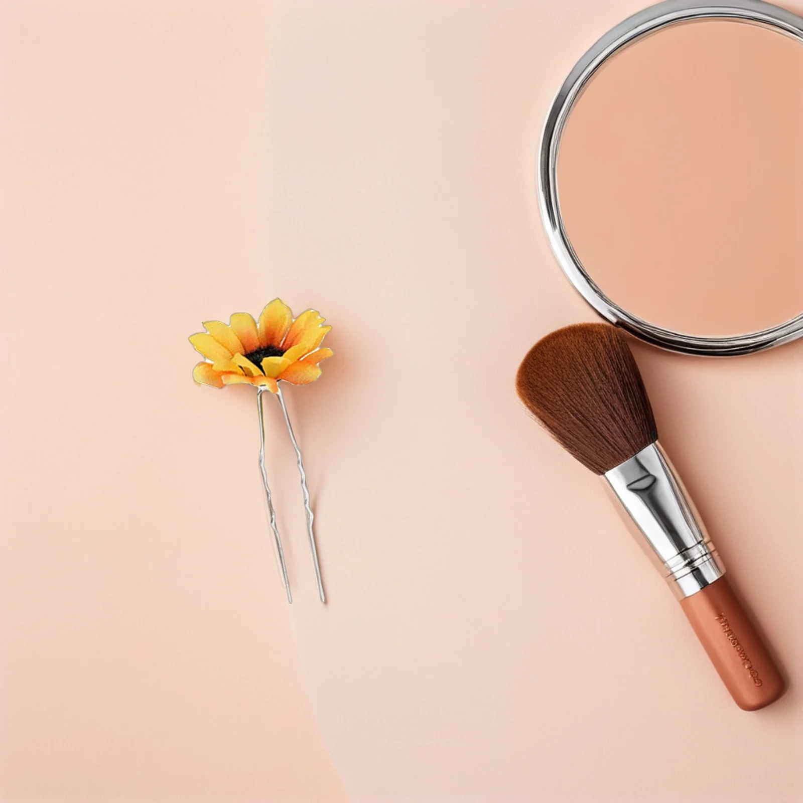 

25 шт., заколки для волос с изображением ромашки и подсолнуха, свадебные аксессуары, подружки невесты, пляжная вечеринка, фестиваль, заколки с цветочным принтом, вилки для волос для всех