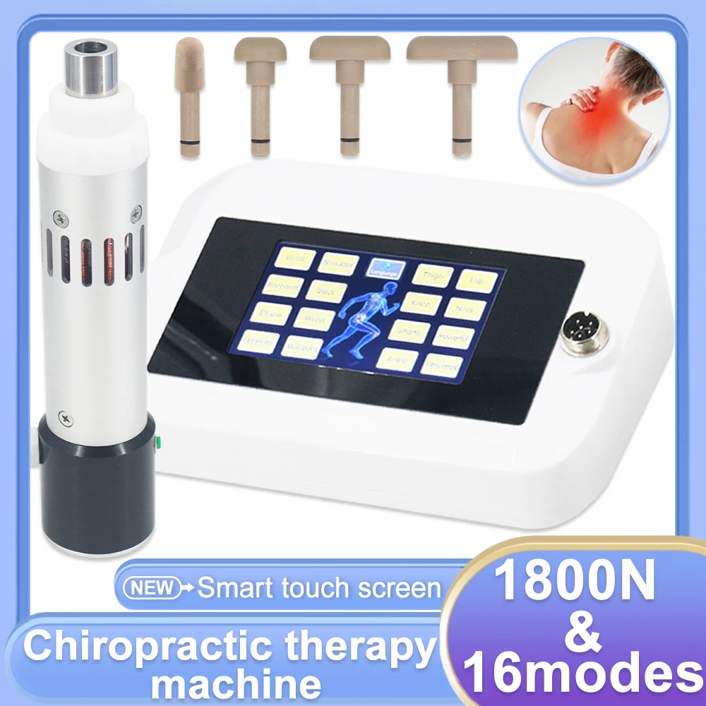 

1800N New Chiropractic Adjusting Tool Massage Therapy Spine Correction Tools 10Heads Electric Chiropractic Gun Spinal Adjustment