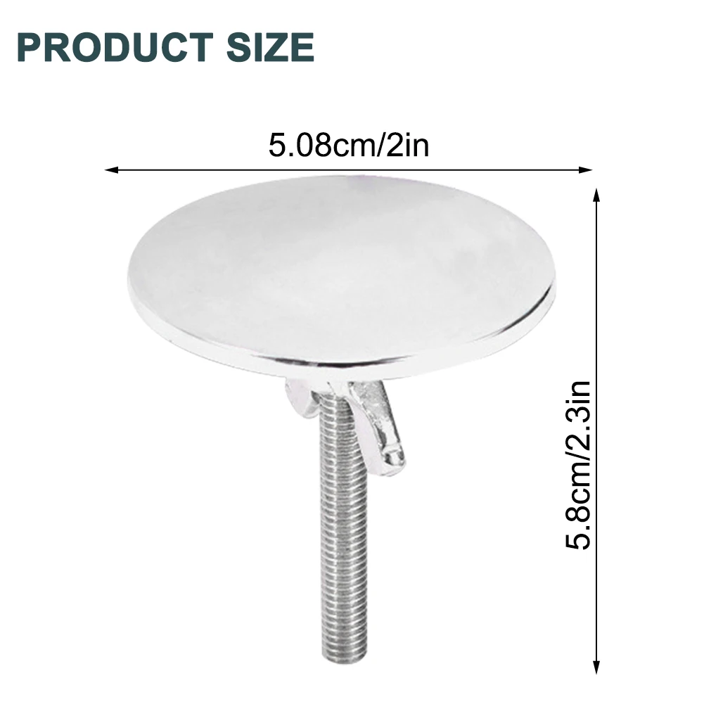 Faucet Hole Cover 2.3x2 Inch Accessories Basin Cover Blanking Decor Garden Kitchen Sink Stainless Steel Stopper