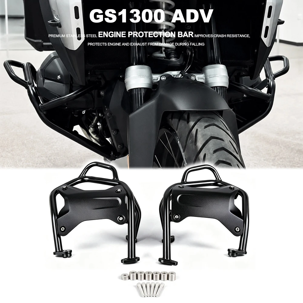 

New Motorcycle Engine Crash Protection Bar Anti Drop Frame Guard Bumper For BMW R1300GS R 1300 GS ADV Adventure 2024 2025 2026