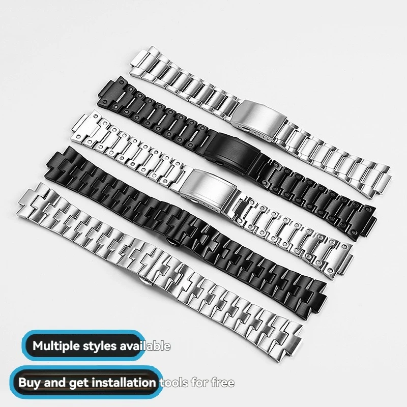 لسلسلة Casio Casio Edifice مزرعة البلوط 5579 EFB-680 حزام فولاذي ملحقات حزام الساعة المعدنية