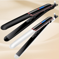 2 in 1 Hair Straightener and Curling Iron Anti-Static Ceramic Tourmaline Ionic with Adjustable Temp Flat Iron