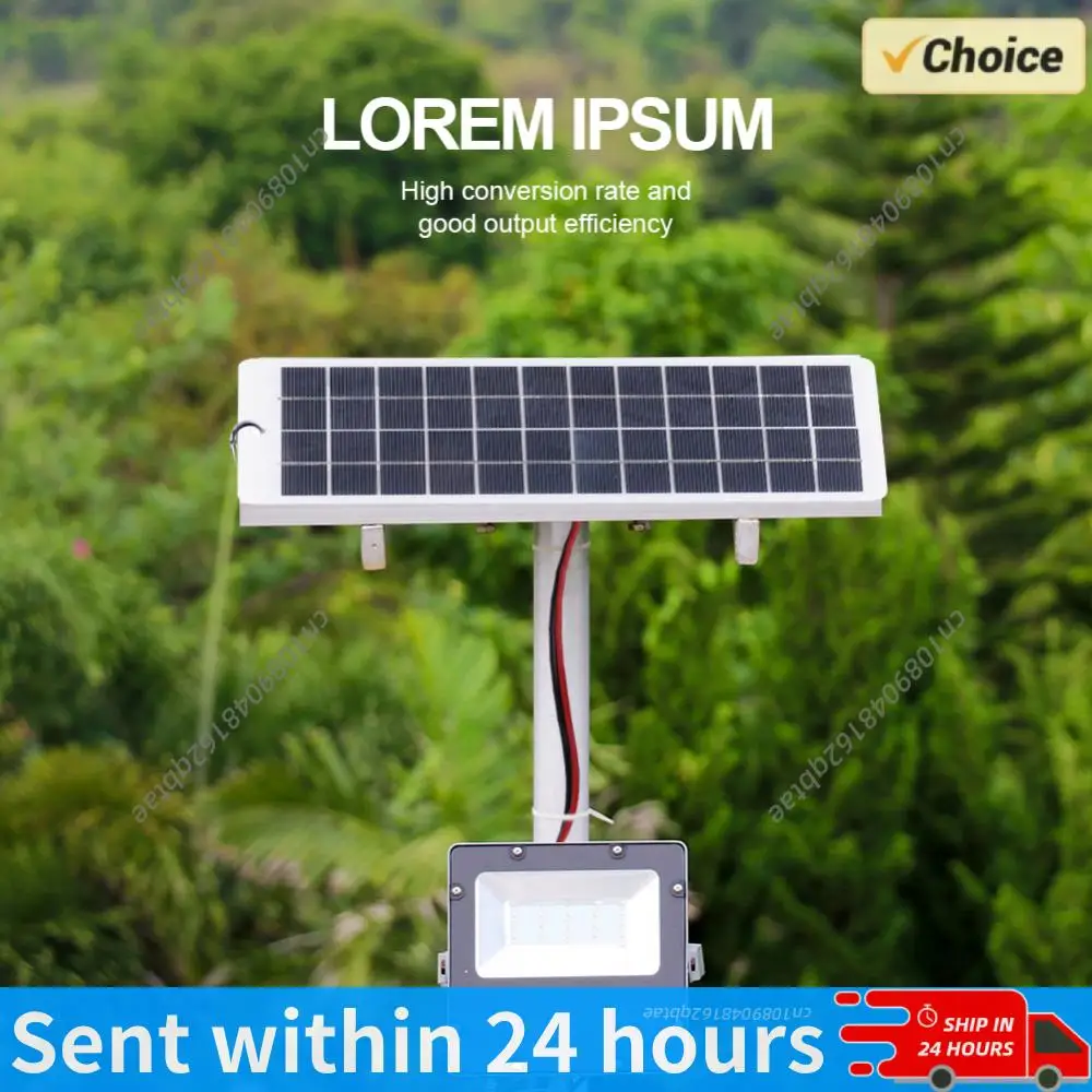 10W Solar Battery Charger with Carabiner 12V Cells Power Bank Polysilicon Solar Charger Plate Portable for Outdoor Lamp Pump