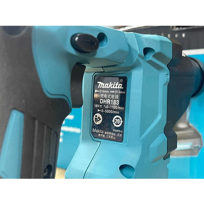 Imagem -06 - Martelo Elétrico Broca de Impacto Martelo Compacto de Poeira Bateria de Lítio Máquina Bare Avt 18v Makita-dhr183