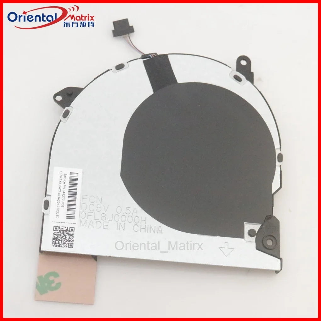 0FL8J0000H DC5V 0.5A For HP ZHAN 66 Pro 14 G2 HSN-Q15C 440 445 G6 CPU Cooler Cooling Fan