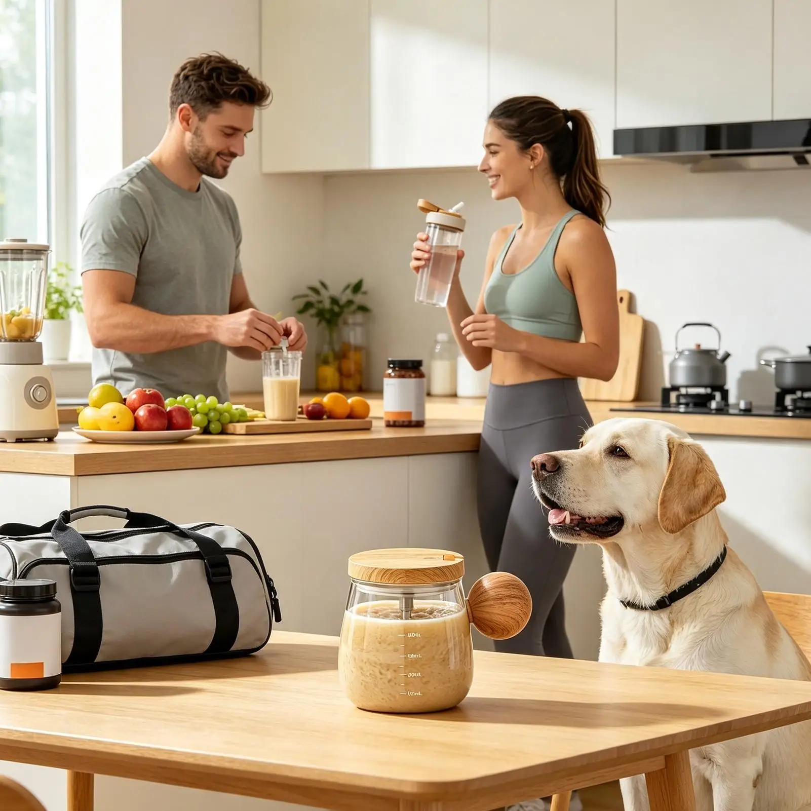 Vaso Mezclador Eléctrico de 400ml Recargable, Mezclador Automático de Bebidas, Vaso para Proteínas para Casa, Gimnasio, Viajes, Dormitorio