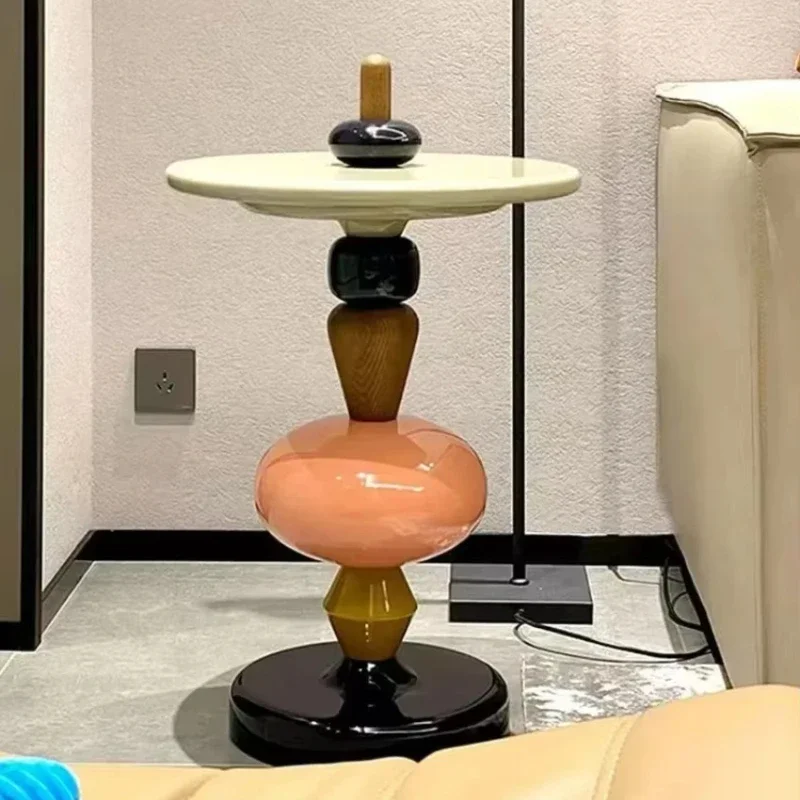 Stylish, durable, and creative wooden side tables are suitable for living rooms