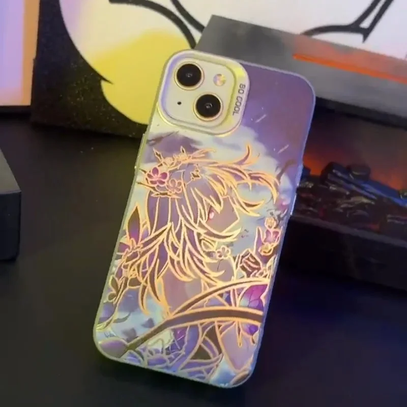 

3D Japan Cute Butterfly Girl Castorice Honkai Stars Rail Phone Case for iPhone 12 13 mini 16 15 14 11 17 Pro Max Plus Back Cover