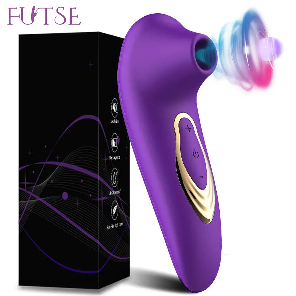 Potente succionador de clítoris para pezón, vibrador, estimulador de punto G, masturbador Vaginal femenino, Juguetes sexuales, productos para adultos