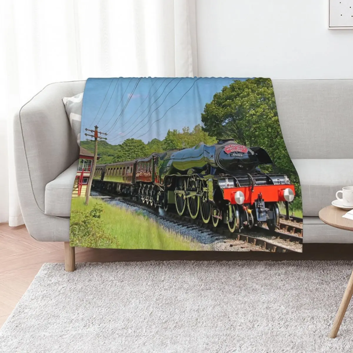 

Flying Scotsman 60103 Centenary KWVR - 10 Throw Blanket Soft Beds Blankets For Baby Sofa Decorative Beds Blankets