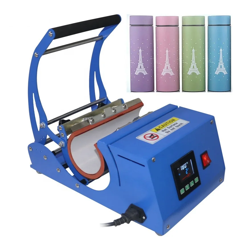 

Heat Transfer 20oz Tumbler Mug Bottle Digital Sublimation Heat Press Machine 20oz 30oz Tumbler Heat Press