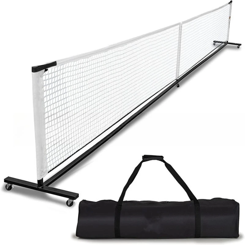 

Portable pickleball with wheels