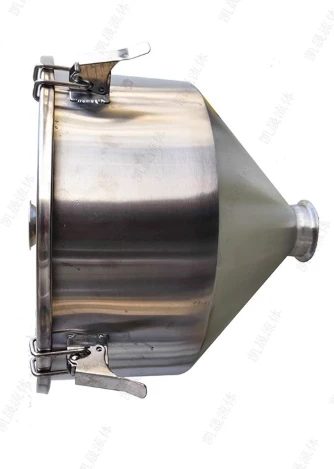 

316/304 stainless steel kitchen funnel-type sealing cover hopper, for hygienic food