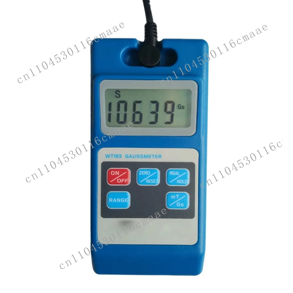 WT103 Digital Meter Permanent Magnet Material Surface Magnetic Field GS/MT