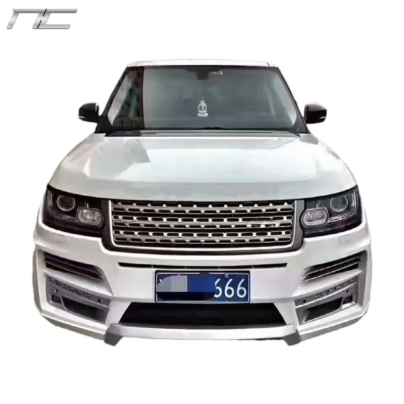 

Startec Style Body Kit Front Bumper Rear Bumper Lip Side Skirts Grill Kit for 2013-2017 Range Rover Vogue L405