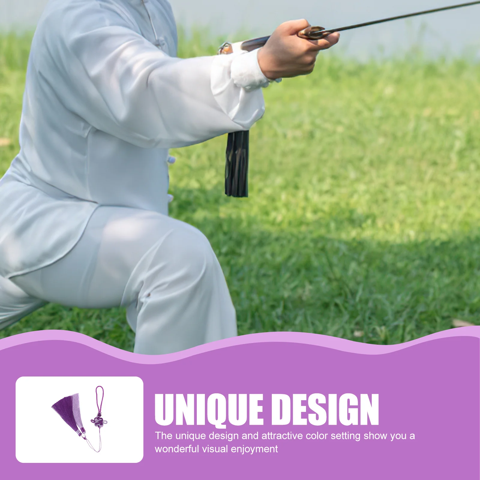 

Chinese Knot Tassel Pendant Red Diy Craft Hanging Ornament For Car Door Decor Spring Festival New Year Supply Polyester