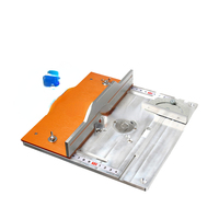 8004 Aluminium Router Table Insert Plate Electric Wood Milling Flip Board With Miter Gauge Guide Set Table Saw Workbench