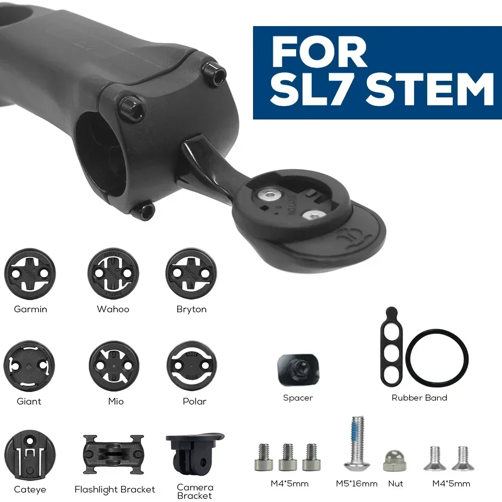Für SL8 SL7 Out-Front-Computerhalter, Stoppuhr-Halterung, GPS-Fahrradhalterung für Garmin, Gopro, Bryton, Wahoo, Aluminiumlegierung – Detail 8