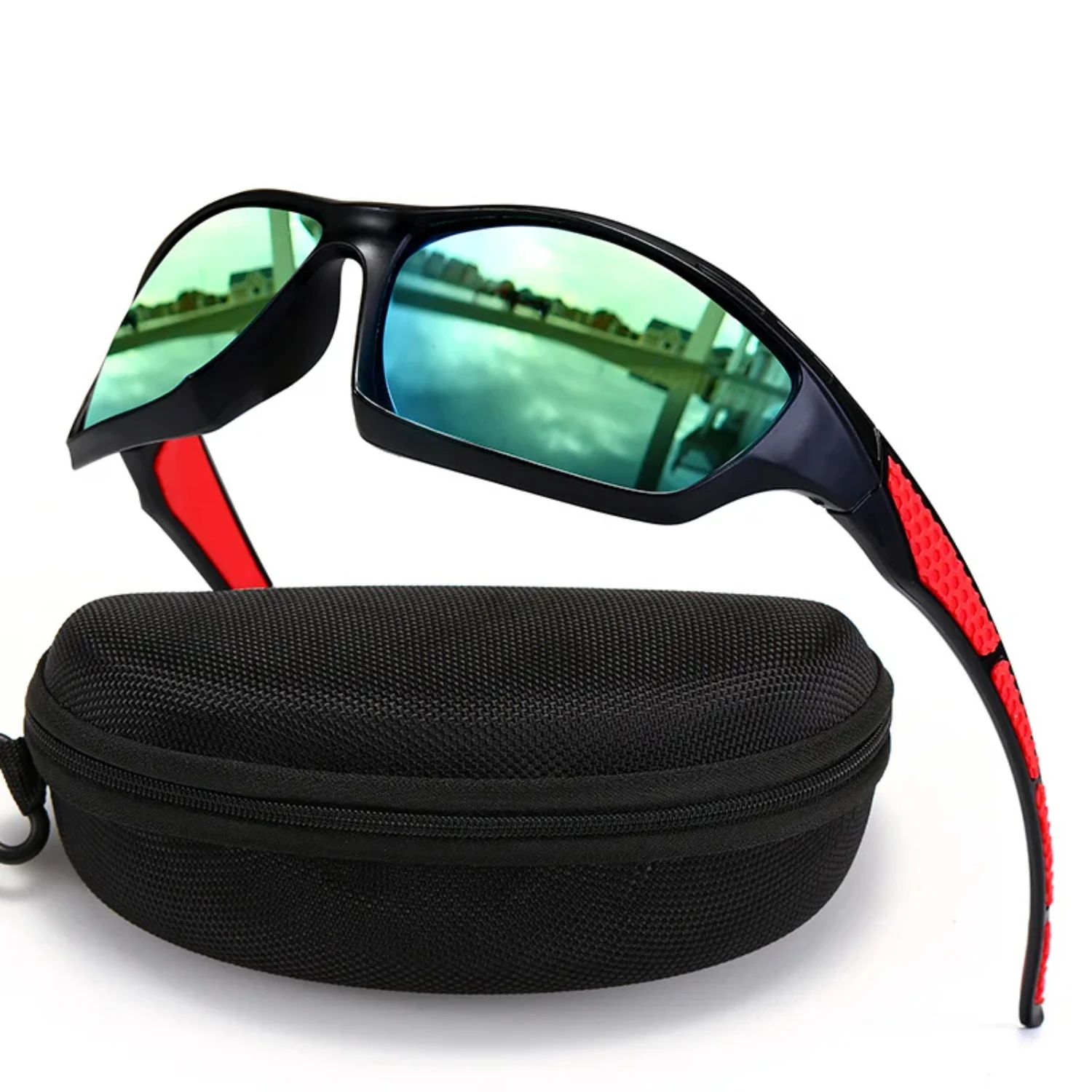 

Stylish and Durable UV400 Sports Sunglasses for Active Men and Women - Ideal Eye Protection for Enthusiastic Cyclists, Runners,