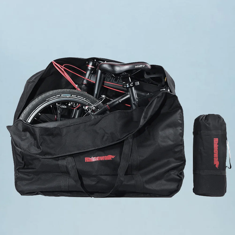 Bolsa plegable para bicicleta, bolsa de transporte para vehículo de carga de 20 pulgadas, negra, ligera, impermeable, Ideal, transferencia de bicicleta de viaje para ciclismo