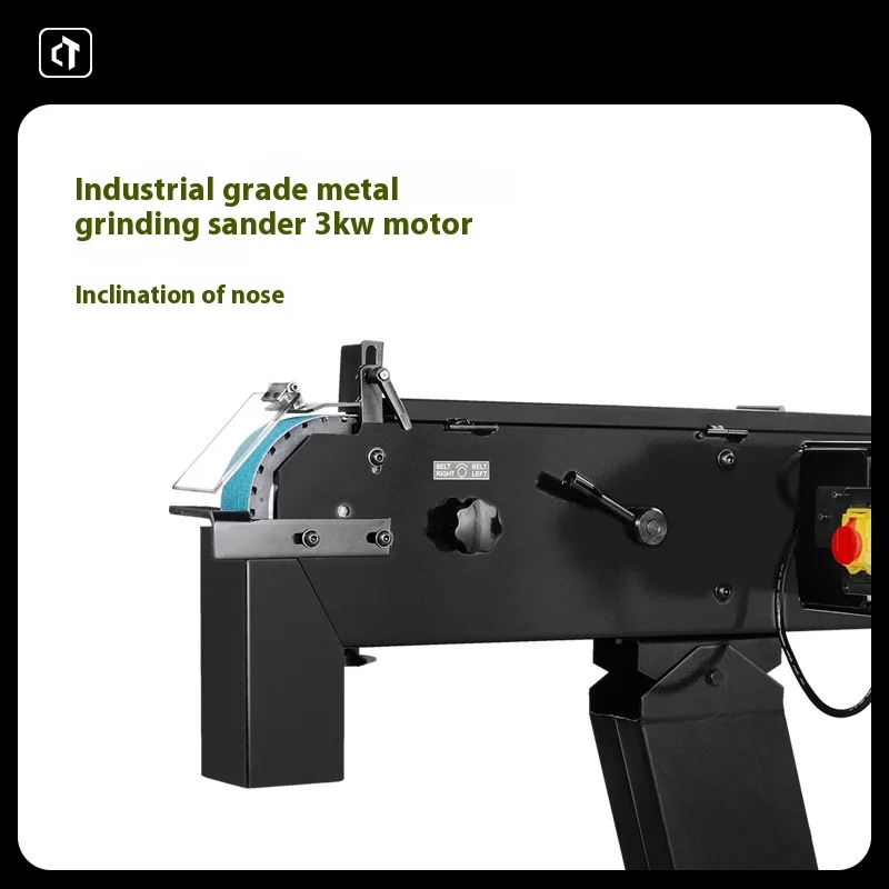 

HotCTS75 Small Belt Sander Machine CTMACH Grinder Electric Power for Metal Polishing Grinding Industrial Standard Export Grinde