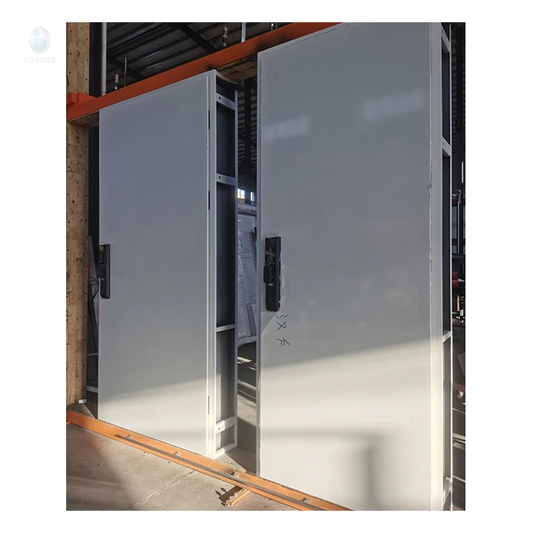 Residential custom rust-proof insulating aluminum door waterproof metal front entrance outer door
