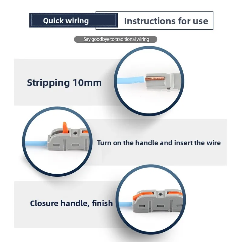 Quick Wire Connectors-Border SetLT-211Free Combination One In One Out Multi-Function Adapter