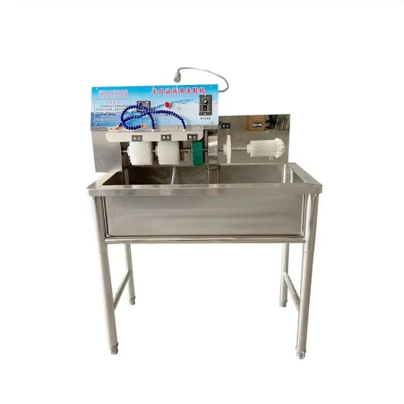 

Automatic or semi-automatic shoe shine machine Stainless steel automatic shoe washing equipment