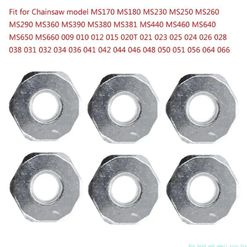 581C Durable Silver Metal Sprocket Cover Bar for 009 010 MS340 MS440 Chainsaw 6x