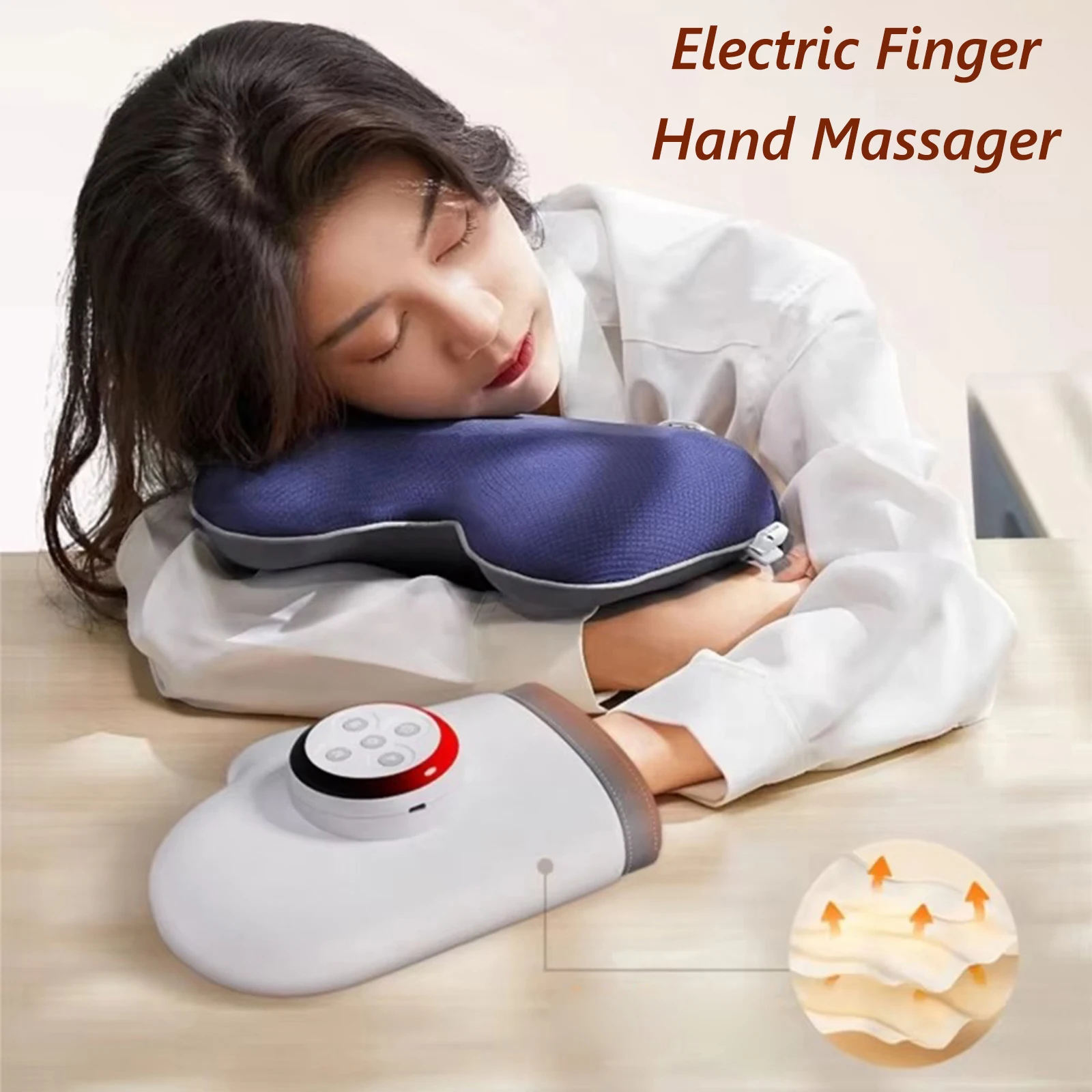 

NEW Electric Kneading Hand Massager 3 Mode Carpal Tunnel Wrist Finger Massagers Airbag For Finger Palm Fatigue Relieve